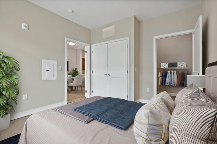 1A Accessible Bedroom Looking Into Walk-In Closet Furnished